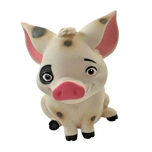 Disney Moana Pua Pig Figure White Spotted 3.5" Plastic Figure Toy Cake Topper - Picture 1 of 14