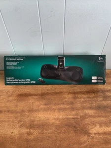 Logitech S715i Portable 30-Pin Rechargeable Speaker Dock Black Ipod Compatible - Picture 1 of 12