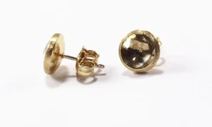 MARCO BICEGO JAIPUR COLLECTION 18K YELLOW GOLD CITRINE STUD EARRINGS - Picture 1 of 5