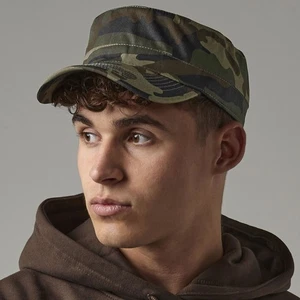 Adults Military Cap Camouflage Beechfield Army Peak Hat Baseball Camo Urban - Picture 1 of 14