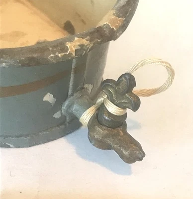 Оловянная ванна Marklin Antq с РЕДКИМ латунным краном миниатюрный кукольный домик Германия - Изображение 1 из 4