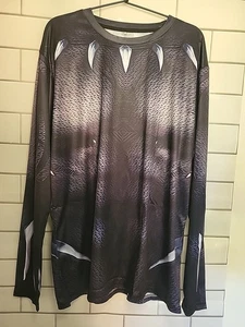 Y2K MMA Black Panther Mens Size XL Shirt Costume Cody Lundin Shirt Black Gray - Picture 1 of 8