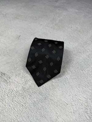 Corbata negra vintage Yves Saint Laurent Foto 1 de 4