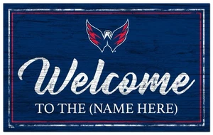 Washington Capitals Sign Personalized Welcome Sign 19x11 - Picture 1 of 1