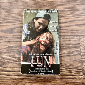 FUN A Rafael Zelinsky Film 1997 VHS Tape Rare HTF Renee Humphrey Alicia Witt - Picture 1 of 6