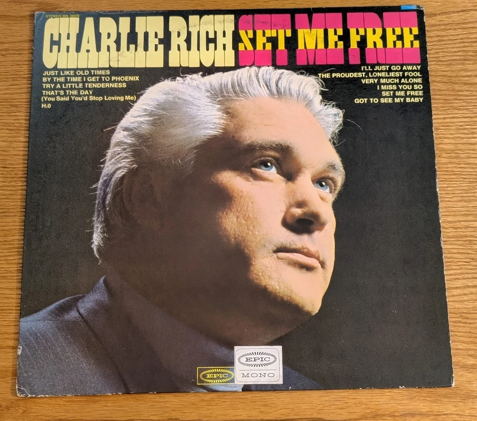 CHARLIE RICH – SET ME FREE -  VINYL LP - HC - Image 1 of 4