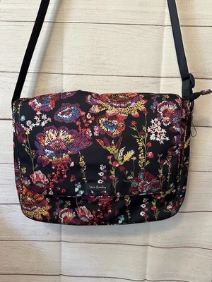 Vera Bradley Floral Print Messenger / Laptop Bag - Image 1 of 4