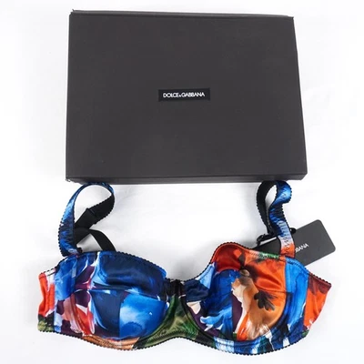 Sujetador con aros Dolce & Gabbana floral mezcla de seda en Bordeau - para mujer talla 36B Foto 1 de 4