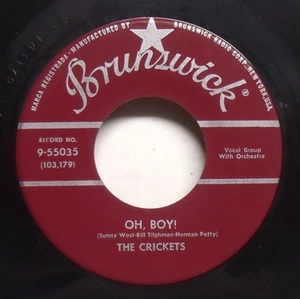 The Crickets (Buddy Holly) - Oh, Boy! - 1957 NM Rock 'n' Roll 45 - Imagen 1 de 2