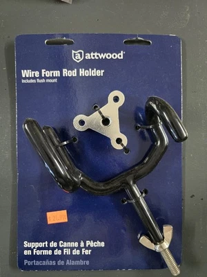 Soporte de varilla con forma de alambre - Incluye montaje empotrado, ángulo de 5 °, tuerca de 4" Foto 1 de 2