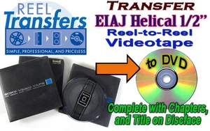 Convert  EIAJ Helical 1/2" reel-to-reel Video tape to DVD - Picture 1 of 1