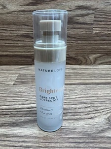 Nature Love Brightening Dark Spot Corrector Facial Serum Vitamin C Licorice 2 oz - Picture 1 of 4