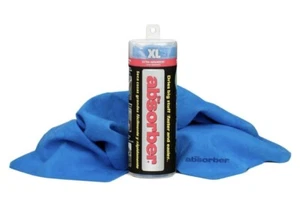 The Absorber synthetisches Premium trocknendes Sämisch-Tuch, XL (29 x 18 Zoll). Blau - Bild 1 von 6
