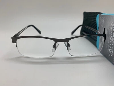 E225 Foster Grant Lamar + 2.00 ACERO INOXIDABLE Gafas de Lectura LECTORES Foto 1 de 4