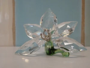 Swarovski Crystal ORCHID FLOWER 2013 Joining Gift Retired SCS Rare - Picture 1 of 9