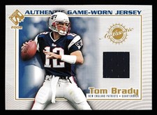 Tom Brady 2002 Pacific Private Stock Reserve 2000 Super Bowl Rookie Jersey #76