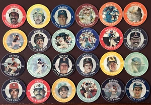 1984 7-11 Slurpee MLB (West Region) Complete Set of (24) Discs with (11 HOF's) - Picture 1 of 14