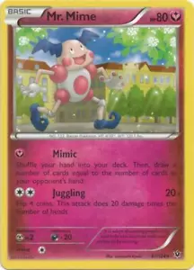 2x (XY10-067) Mr. Mime Rare Pokemon XY Fates Collide Card # 67 - Picture 1 of 1