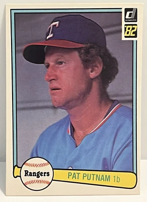1982 Donruss Pat Putnam Texas Rangers 520 - Image 1 of 2