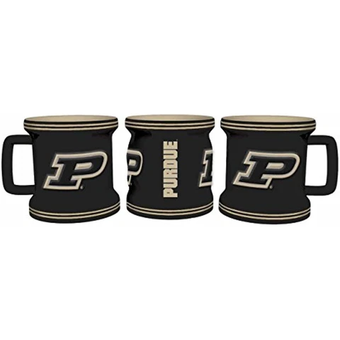 Purdue Boilermakers Mini Sculpted Mug Shot Glass - Black Cover
