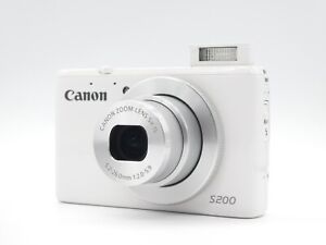 [COMO NUEVA EN CAJA] Cámara digital Canon PowerShot S200 blanca 10,1 MP DE JAPÓN