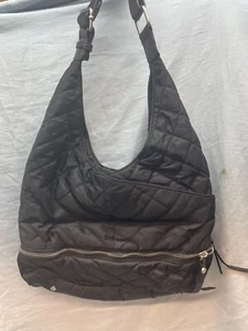 Sam Edelman Quilted Satchel Bag Black Boho Tribal Color Black - Picture 1 of 13