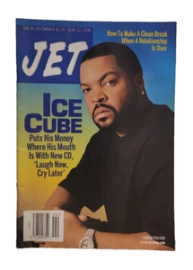 Jet Magazine June 12, 2006 Ice Cube Laugh Now Cry Later Vol. 109 No. 23 - Imagen 1 de 3