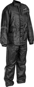 2 Piece Rain Suit Black, Large Size; 489-4000L - Picture 1 of 1