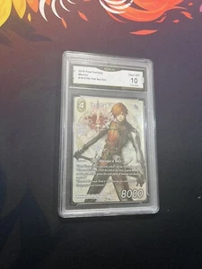 Tarjeta coleccionable Full Art Foil Warrior Final Fantasy 10-075C clasificación GMA 10 TCC - Imagen 1 de 2
