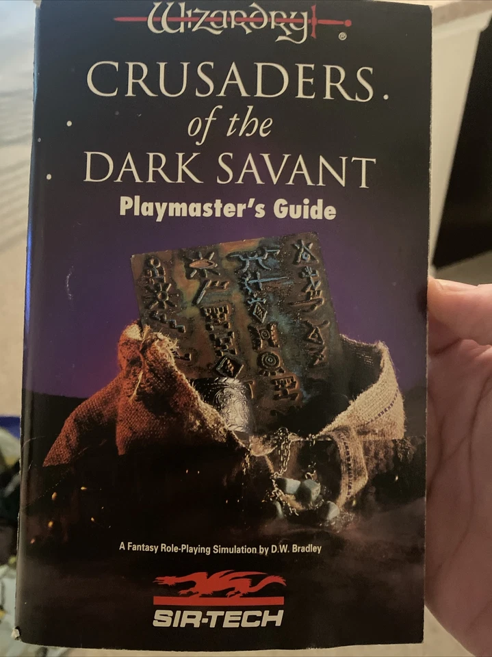 Wizardry Crusaders Of The Dark Savant 1992 PC Play master Guide Only - Image 1 of 1