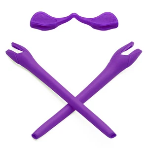 HDHUT Calzini di ricambio in gomma viola per orecchie e naso Oakley Radar EV Path - Foto 1 di 1