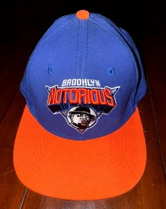 Notorious BIG Brooklyn Mint Snapback Hat Rare Logo Mo Money Mo Problems Ball Cap - Picture 1 of 9