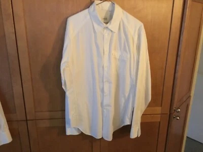 Camisa de vestir blanca con botones de la colección Armani para hombre  Foto 1 de 4