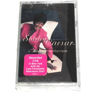Shirley Caesar - A Miracle In Harlem (Cassette Tape 1997) Gospel Soul NEW SEALED - Picture 1 of 4