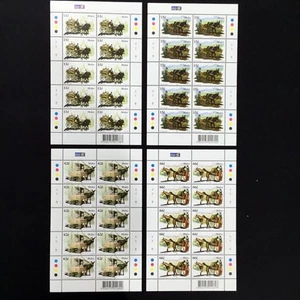 Hoja de 10 estampillas de los equinos de Malta 2005 sin montar como nuevas NH #1392 - Imagen 1 de 1