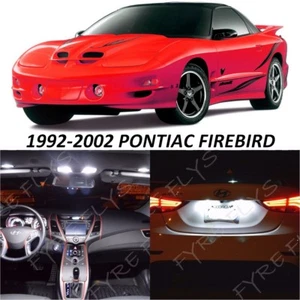 9 White LED Interior Lights Package Kit for 1993-2002 Pontiac Firebird +Tool PF1 - Picture 1 of 9