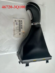 OEM 46720-3Q100 Leather Automatic Gear Shift KnobFor Hyundai Sonata 2010-2014 - Picture 1 of 7