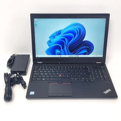 Lenovo ThinkPad P52 CAD Gaming Laptop: i7-8850H, Quadro P1000, 16GB RAM, 256GB - Image 1 of 4