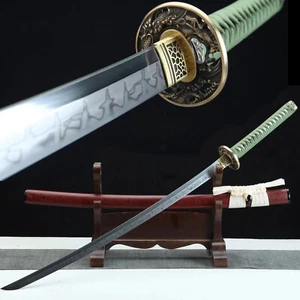 Espada Samurai Japonesa Katana Full Tang L6 Acero Arcilla Templada Navaja Afilada - Imagen 1 de 10