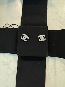 Chanel CC Stud Earrings- Brand New w receipt - Picture 1 of 9