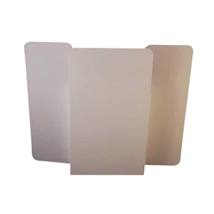 Buste e buste per carte 8" x 8" bi pieghevoli - confezione da 5 - cartoncino bianco 300 gsm - Foto 1 di 1
