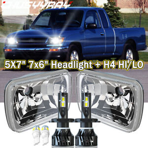 For Toyota Pickup 82-95 Tacoma 1995-1997 Pair DOT 5X7" 7x6" inch Headlight Hi/Lo