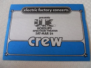 UK - Spectrum Theater - 24. März 1979 - Crew Pass All Access - präsentiert von EFC - Bild 1 von 1