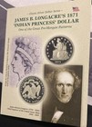 JAMES B. LONGACRES 1871 'INDIAN PRINCESS' DOLLAR-  PRE MORGAN PATTERN