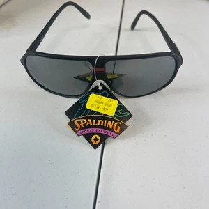Vintage 80’s 90’s Spalding Sports Eyewear Sunglasses Gray W/ Red Trims bonneau - Picture 1 of 8
