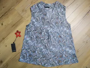 Marc O'Polo ❤️ Bluse Schlupfbluse TopA-Linie blau Paisley Gr. L 38 40 👉 wie NEU - Bild 1 von 12