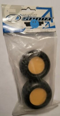 Team Losi Front Tires with Foam Directional Rib Mini T 1.0 Mini-T 1.0 LOSB1153 - Image 1 of 2