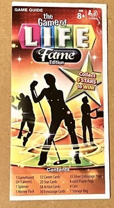 The Game of Life Fame Edition Board Game. Spare Instructions Only. - Picture 1 of 1