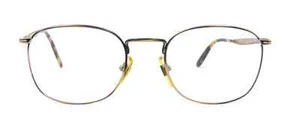 Monturas de gafas europeas vintage de metal cuadrado Alaska Adventure 128 década de 1990 Italia - Imagen 1 de 7