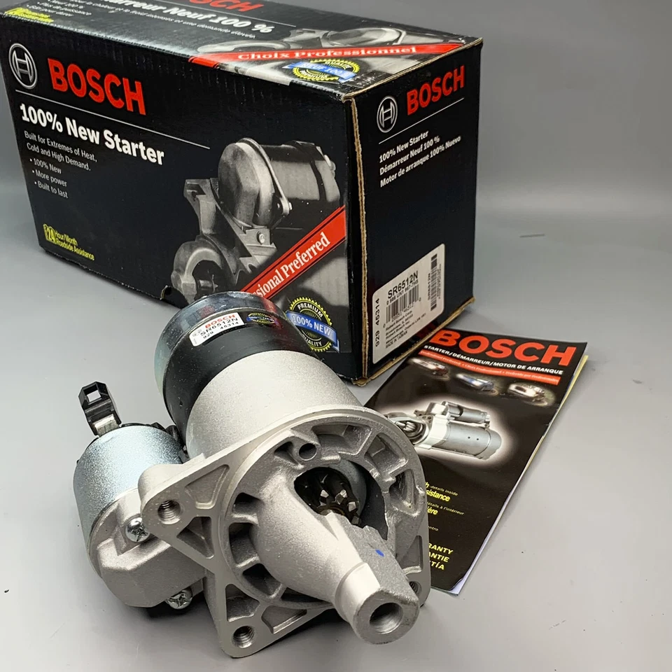 For 1995-2000 Chrysler Cirrus Dodge Stratus SR6512N BOSCH GENUINE STARTER - Image 1 of 4